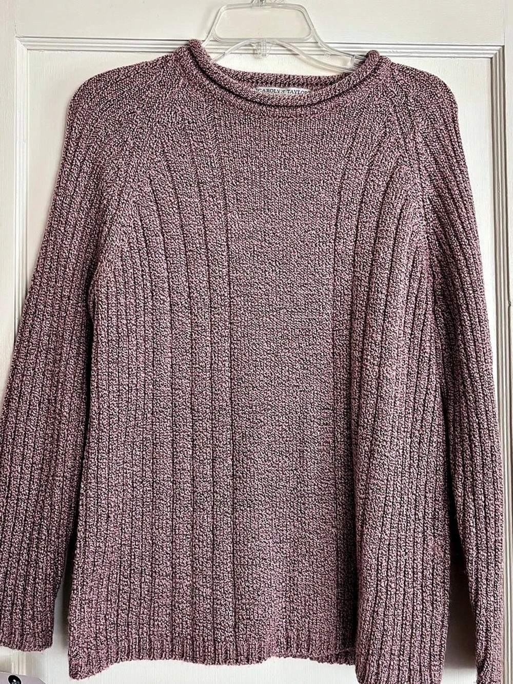 Carolyn Taylor Luxury Ribbed Crew Neck Sweater